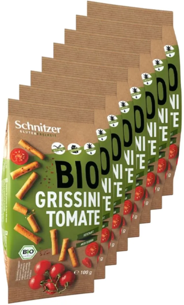 Schnitzer Grissini Tomaat 8 Stuks