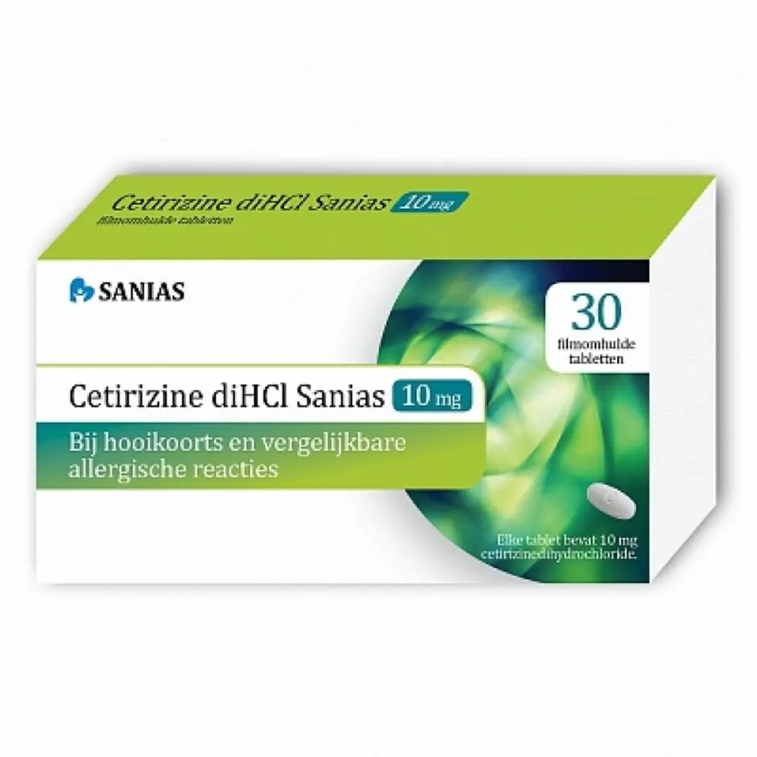 Sanias Cetirizine 10mg Allergietabletten