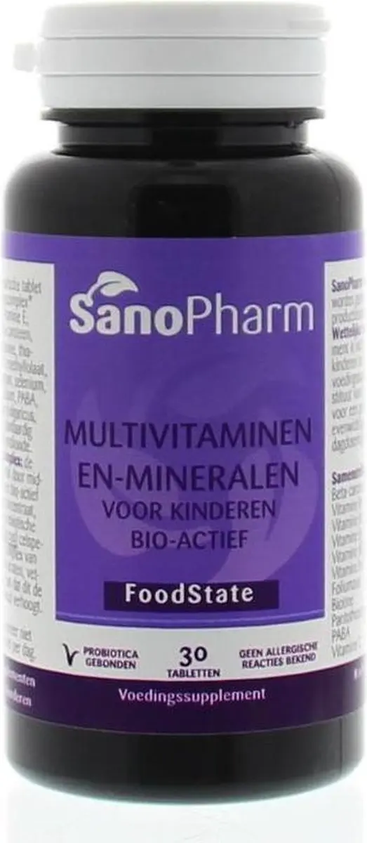 Sanopharm Kindermultivitaminen Foodstate 30 Tabletten