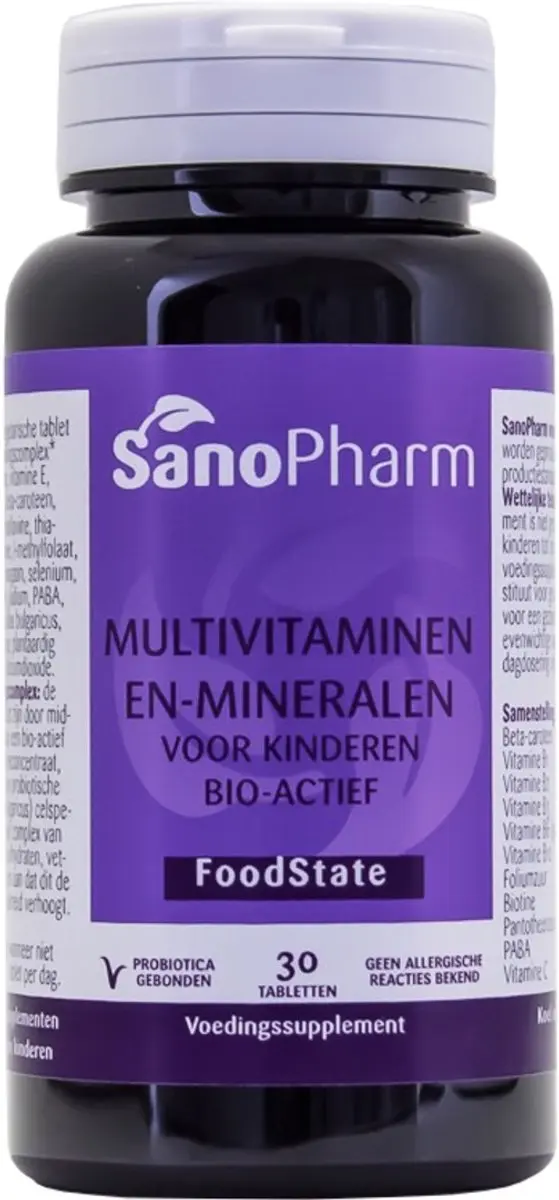 Sanopharm Kindermultivitaminen Foodstate 30 Tabletten