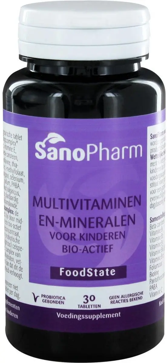Sanopharm Kindermultivitaminen Foodstate 30 Tabletten
