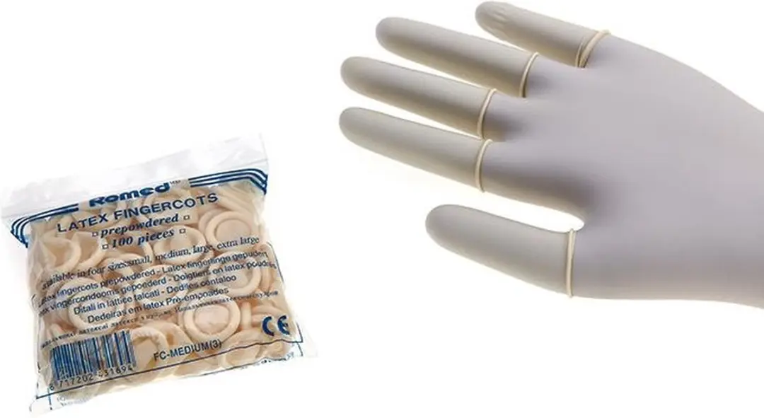Romed Latex Vingercondooms Medium - 500 Stuks