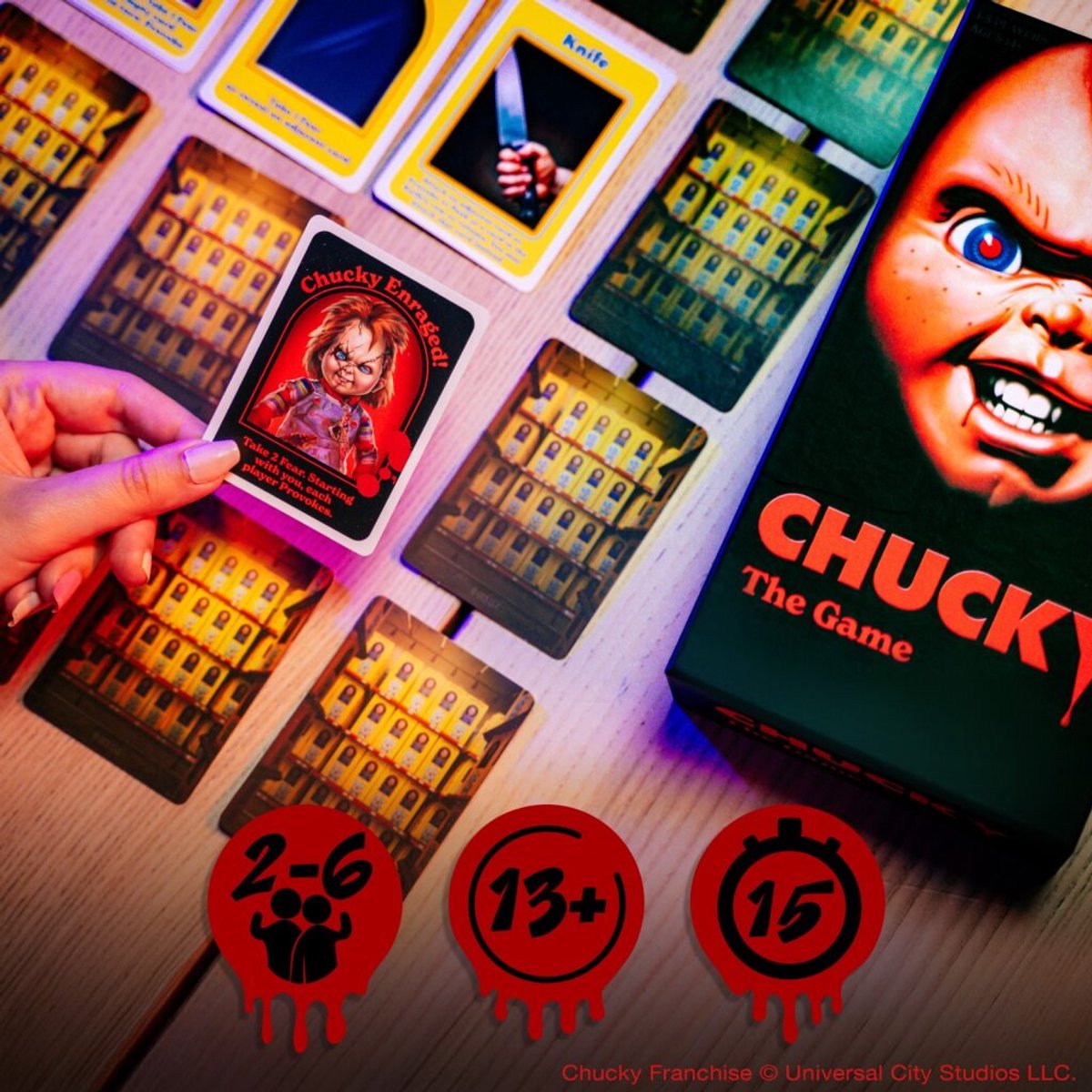 Goliath Chucky The Game - Kaartspel - Coöperatief spel - Engelstalig