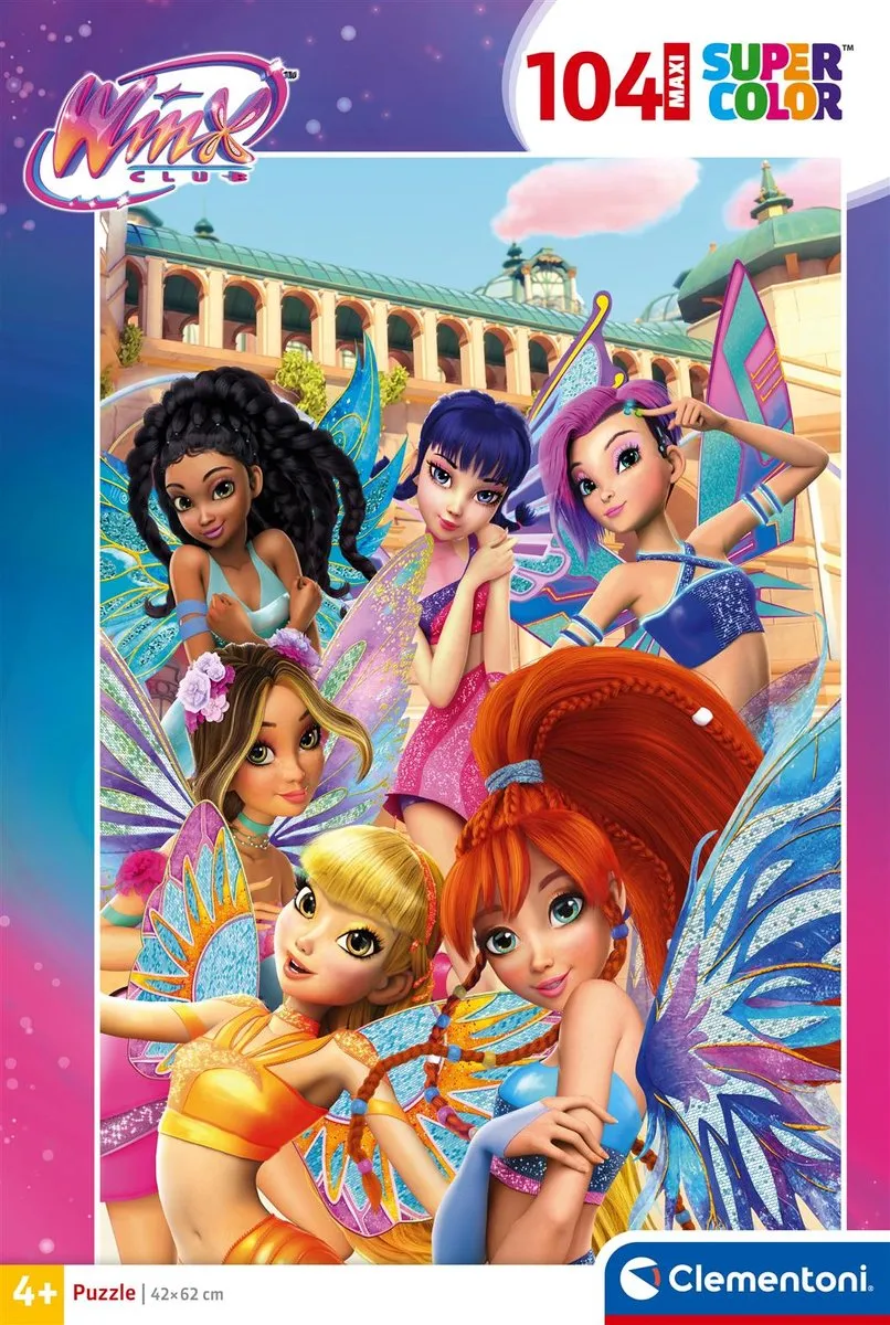 Clementoni Winx Club Kinderpuzzel 104 Stukjes - Multikleur