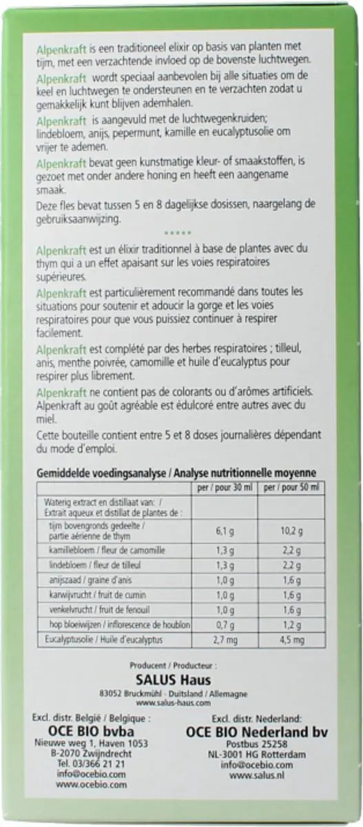Salus Alpenkraft Kruidenelixer