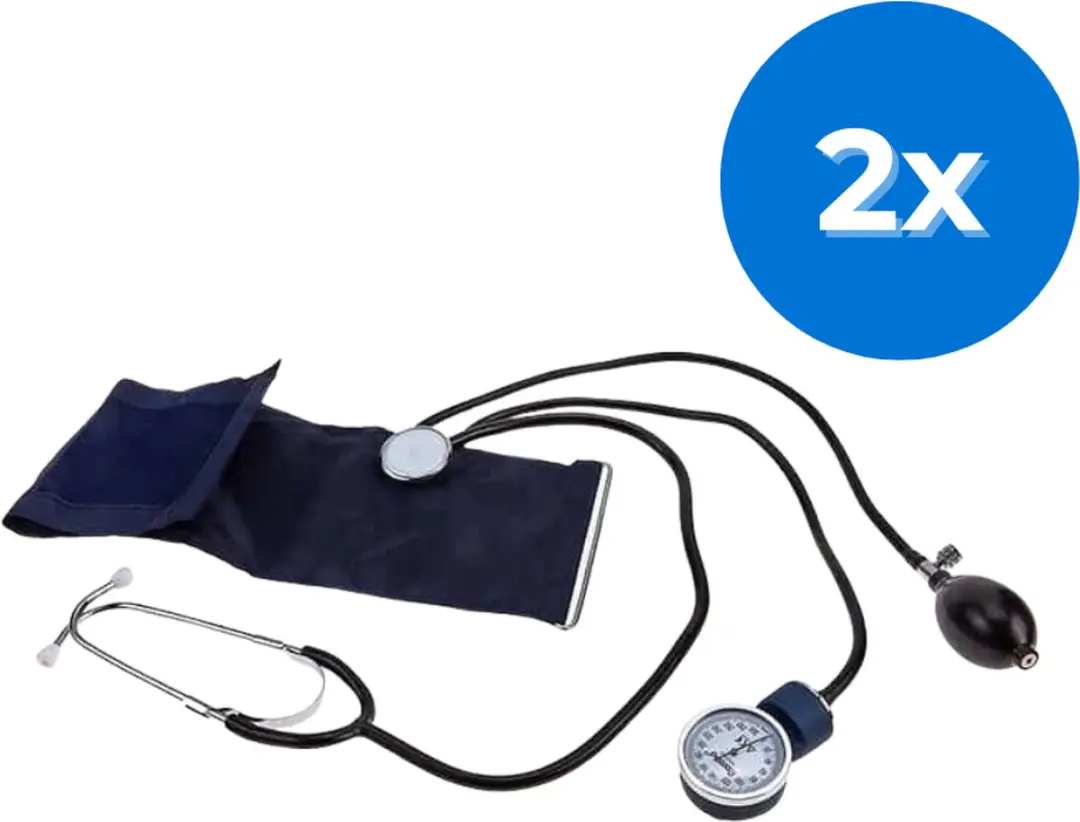 Romed Bloeddrukmeter met Stethoscoop Set - 2 Stuks