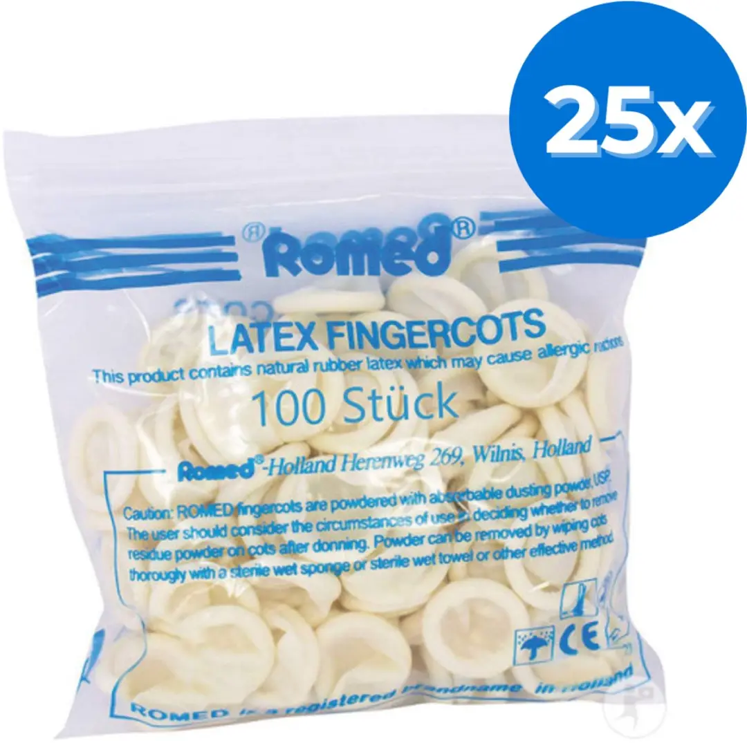 Romed Latex Vingercondooms XL