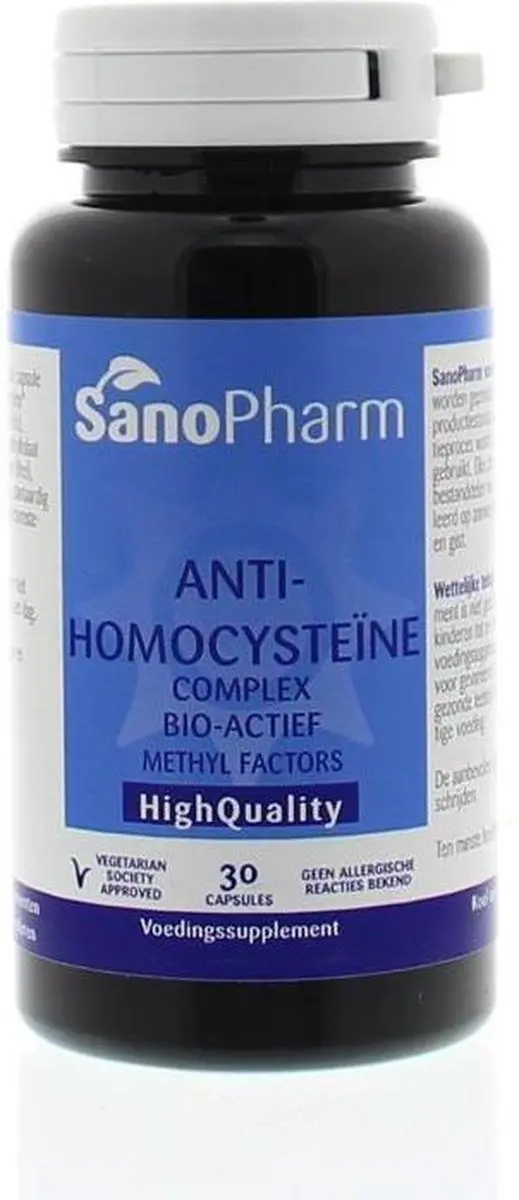 Sanopharm Anti-homocysteïne Complex 30 Capsules