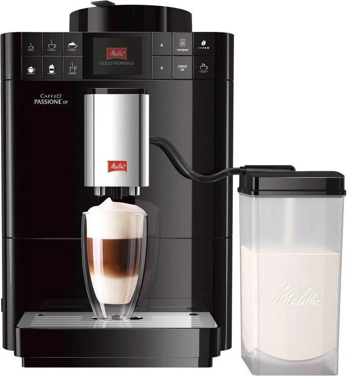 Melitta Caffeo Passione One Touch F531-101 Espressomachine - Zilver - afbeelding 3 van 4