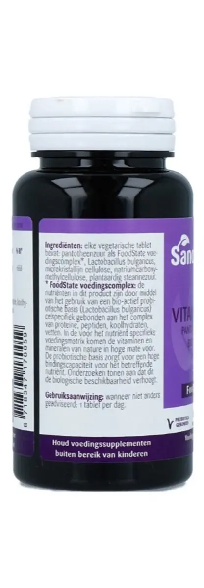 Sanopharm B5 Pantotheenzuur 50mg - 60 Tabletten