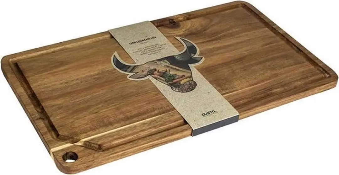 Gusta Grillin' & Chillin' Snijplank Acaciahout 48,6x27,6cm