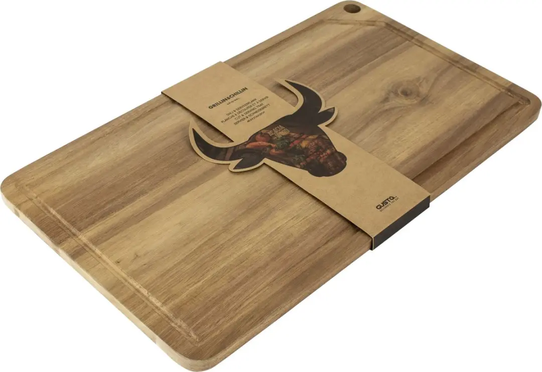 Gusta Grillin' & Chillin' Snijplank Acaciahout 48,6x27,6cm