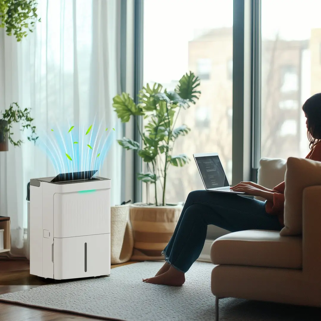 ECTEATOY Luchtontvochtiger 8721578345998 - 35L/Dag - 5.5L - Wit - afbeelding 6 van 6