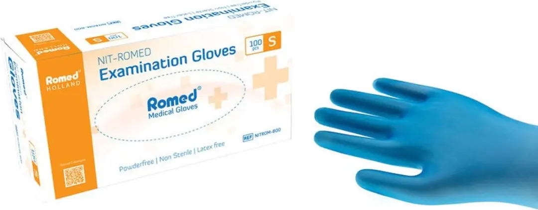 Romed Nitromed Handschoenen XL - 90 Stuks - Blauw