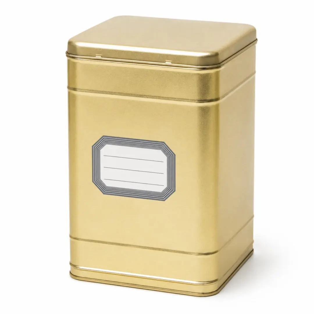 Bellatio Design Metaal Opbergblik Goud 16x25cm