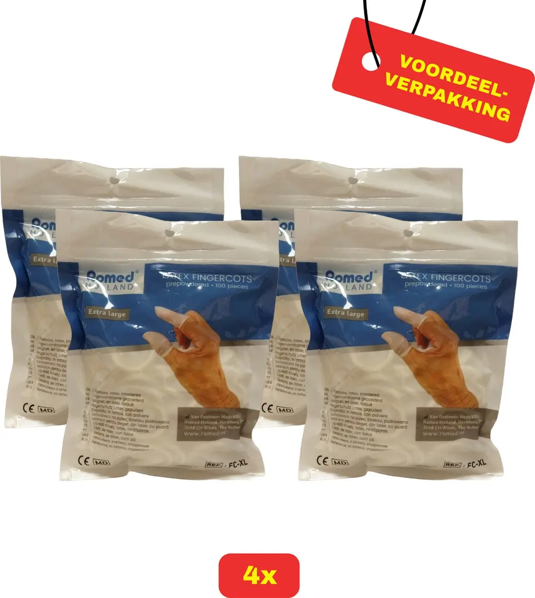 Romed Vingercondooms Latex XL
