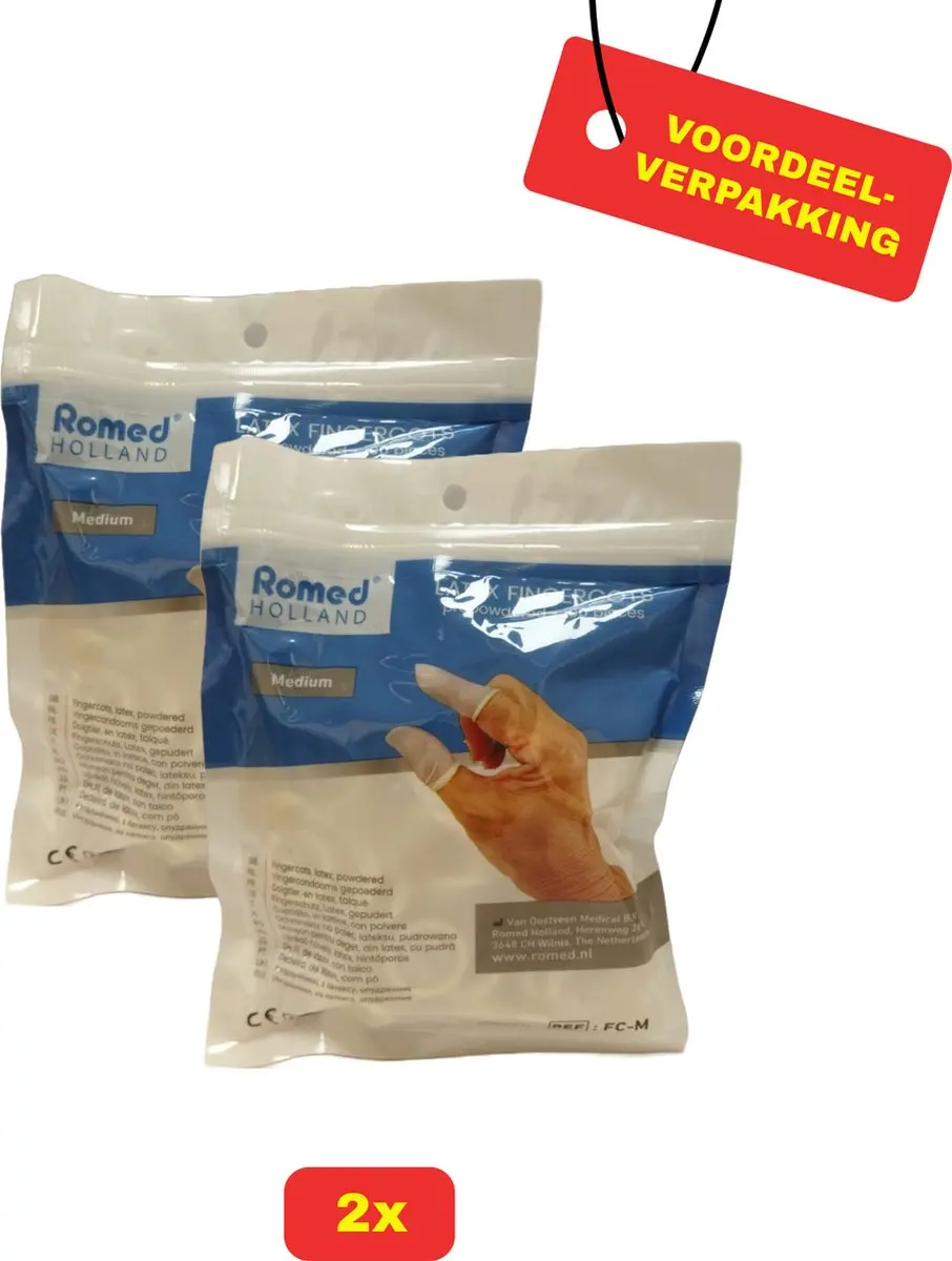 Romed Vingercondooms Latex M