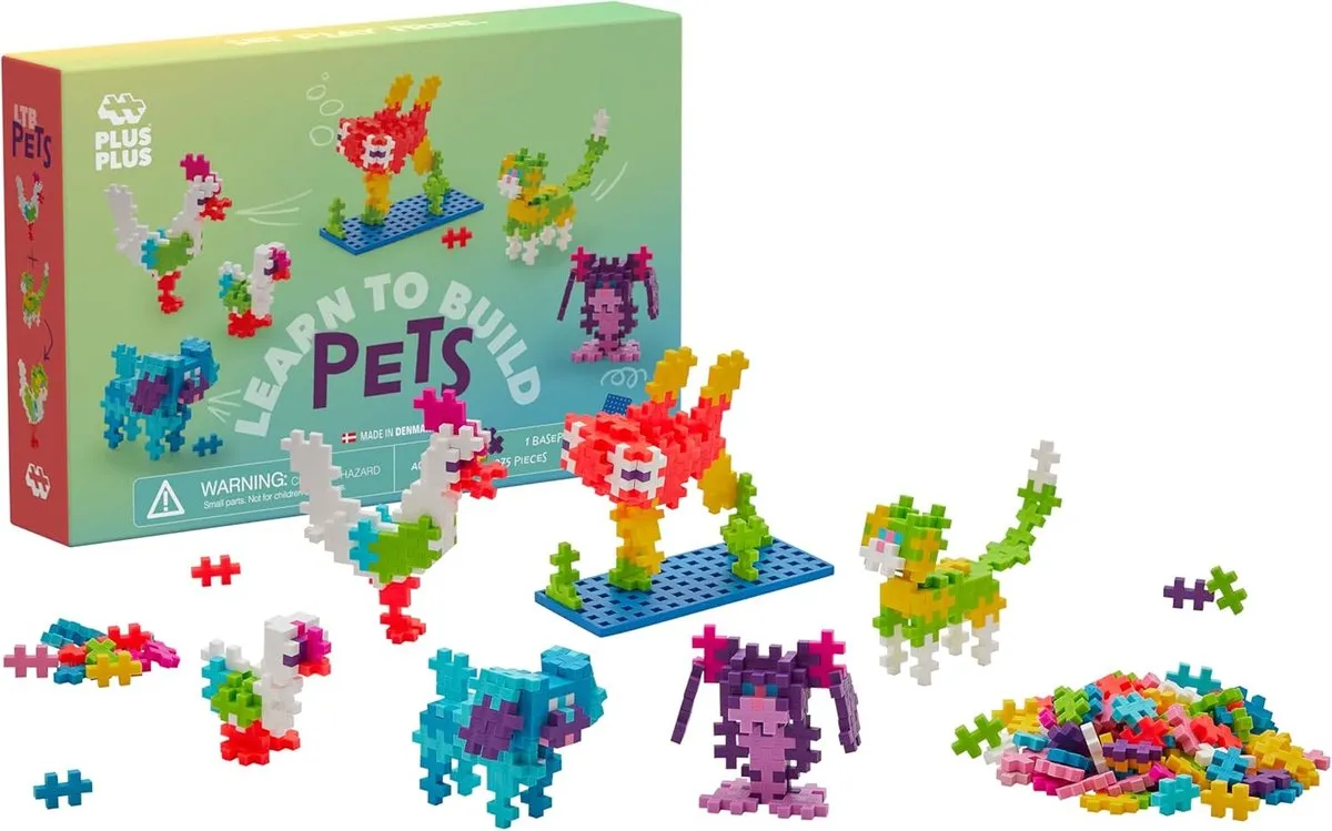 Plus-Plus Learn to Build Dieren 275-delig