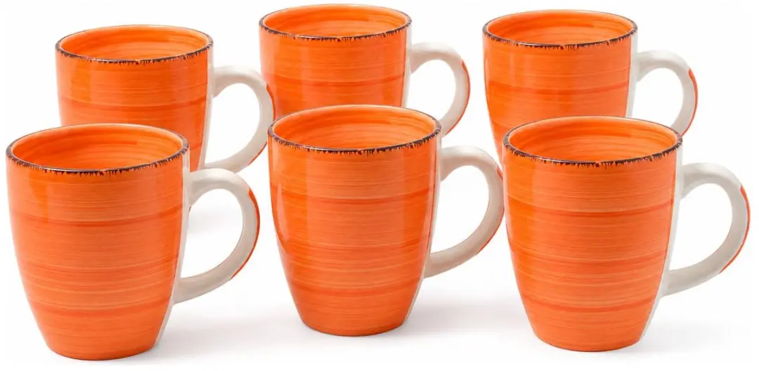 Bellatio Design Koffiemok Colourful Morning - Oranje 340ml
