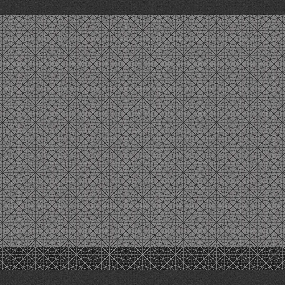 DDDDD Chrystal Theedoeken Set - 6 Stuks - 60x65cm - Zwart