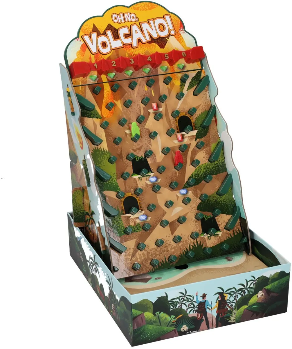 Asmodee Oh No Volcano! Familiegame - 2-6 Spelers