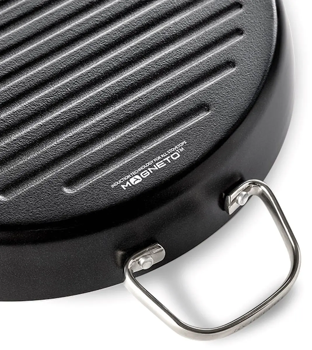 GreenPan Essentials Ronde Grillpan 28cm - Zwart