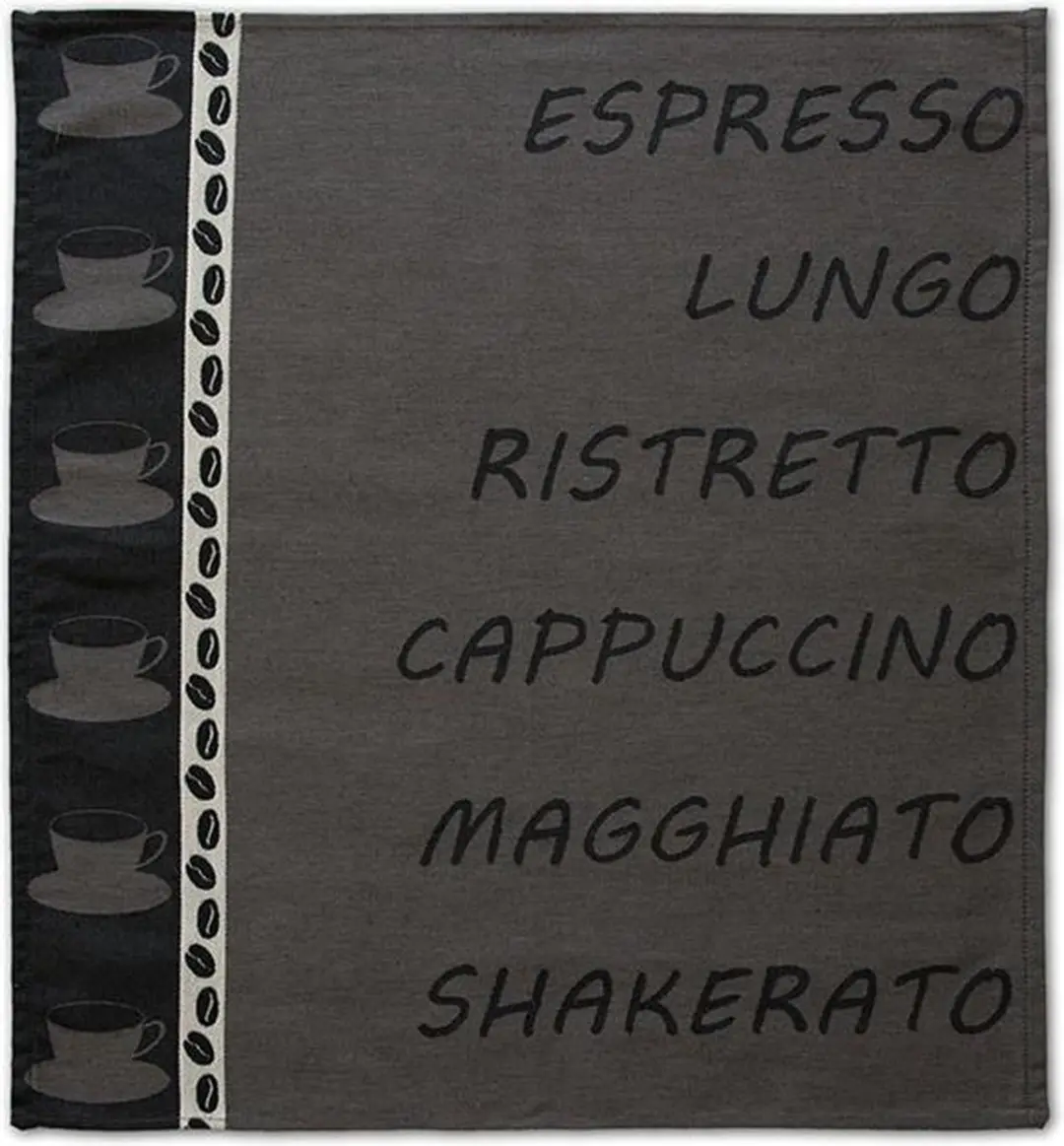 DDDDD Ristretto Theedoeken - 6 Stuks 60x65cm Antraciet - afbeelding 2 van 3