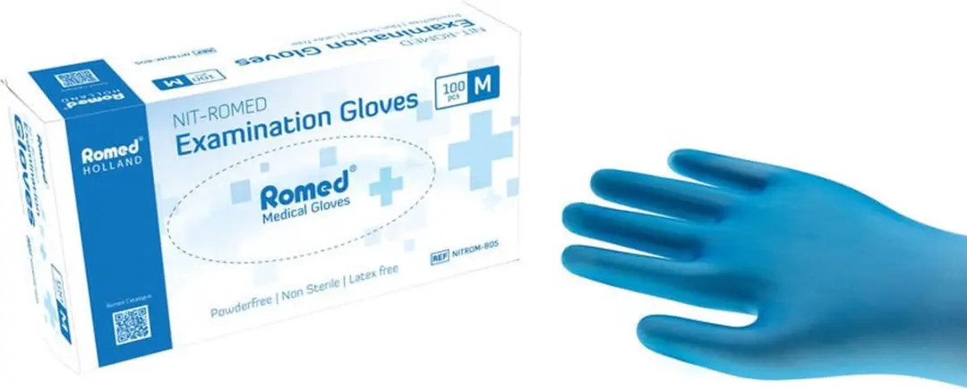Romed Nitromed Handschoenen S - 100 Stuks - Blauw