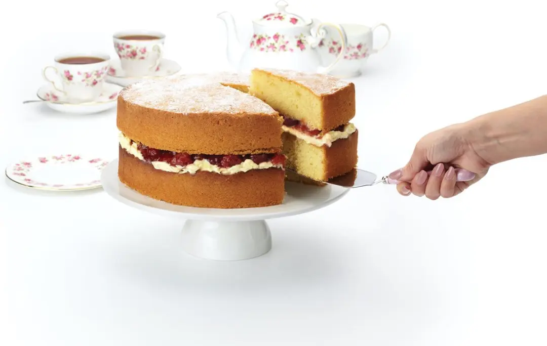 KitchenCraft Sweetly Does It Taartplateau 30cm - Wit