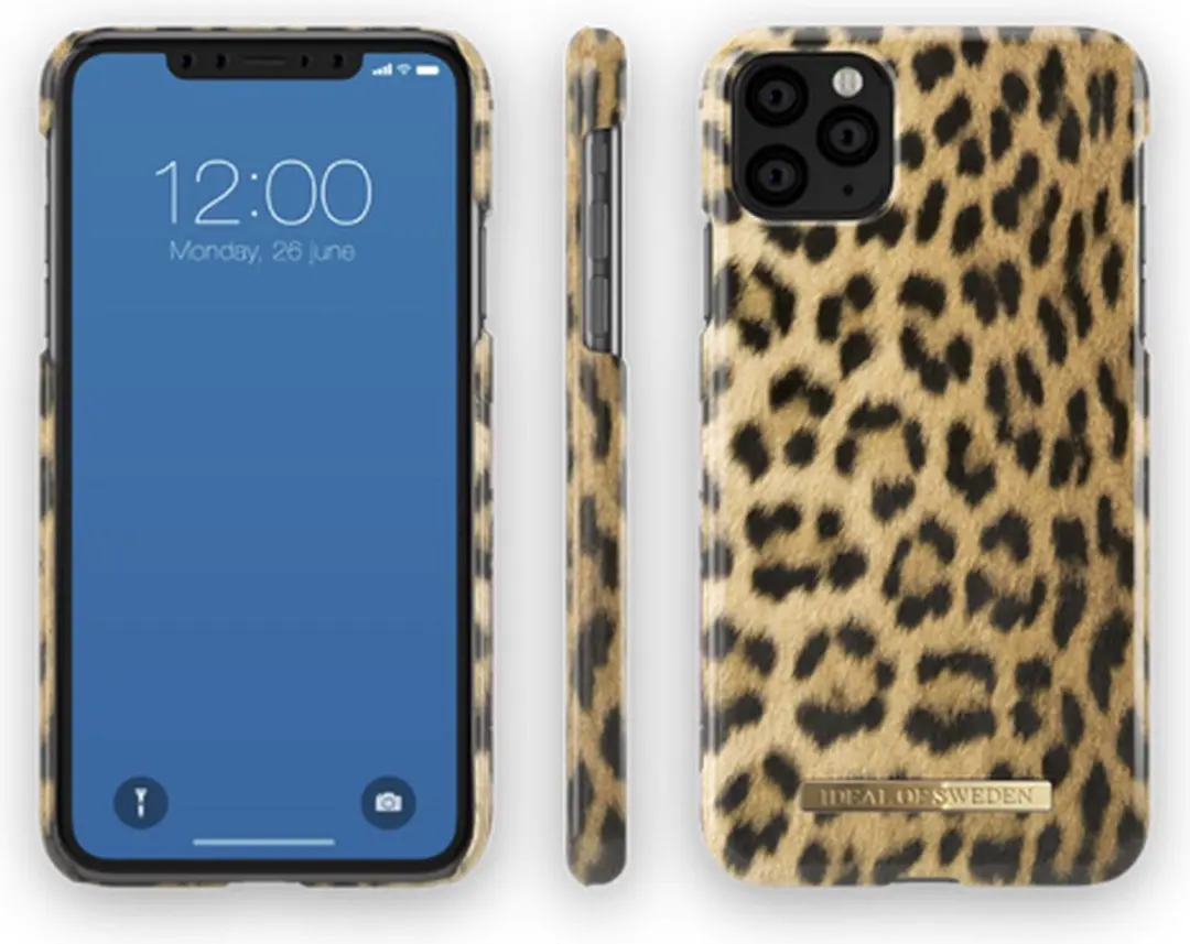 iDeal of Sweden iPhone 11 Pro Max Wild Leopard Hoesje - Bruin/Zwart