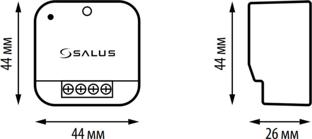 Salus RT510SR Draadloze Thermostaat Set - Wit