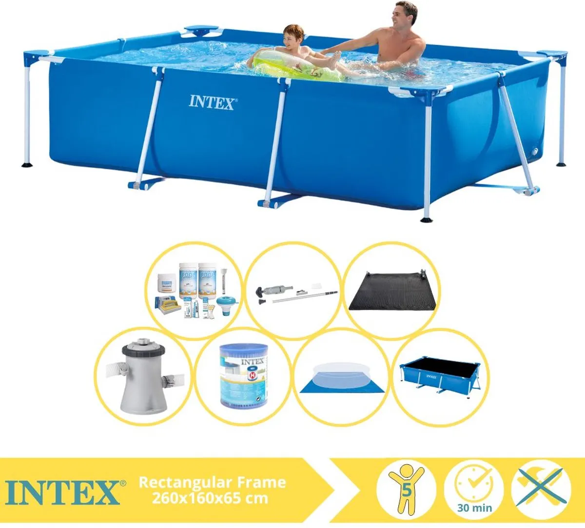 Intex 28271NP Opzetzwembad 260x160x65cm