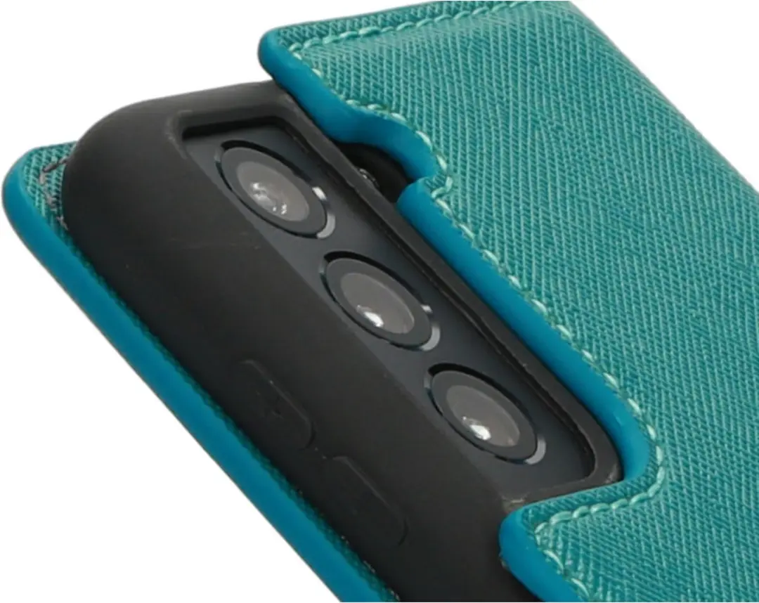Mobiparts MP-112958 Hoesje Samsung Galaxy S21 - Blauw Turquoise - afbeelding 6 van 6