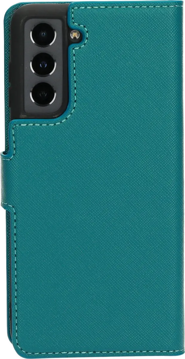 Mobiparts MP-112958 Hoesje Samsung Galaxy S21 - Blauw Turquoise