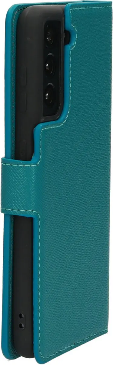 Mobiparts MP-112958 Hoesje Samsung Galaxy S21 - Blauw Turquoise