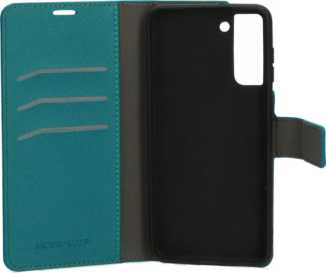 Mobiparts MP-112958 Hoesje Samsung Galaxy S21 - Blauw Turquoise