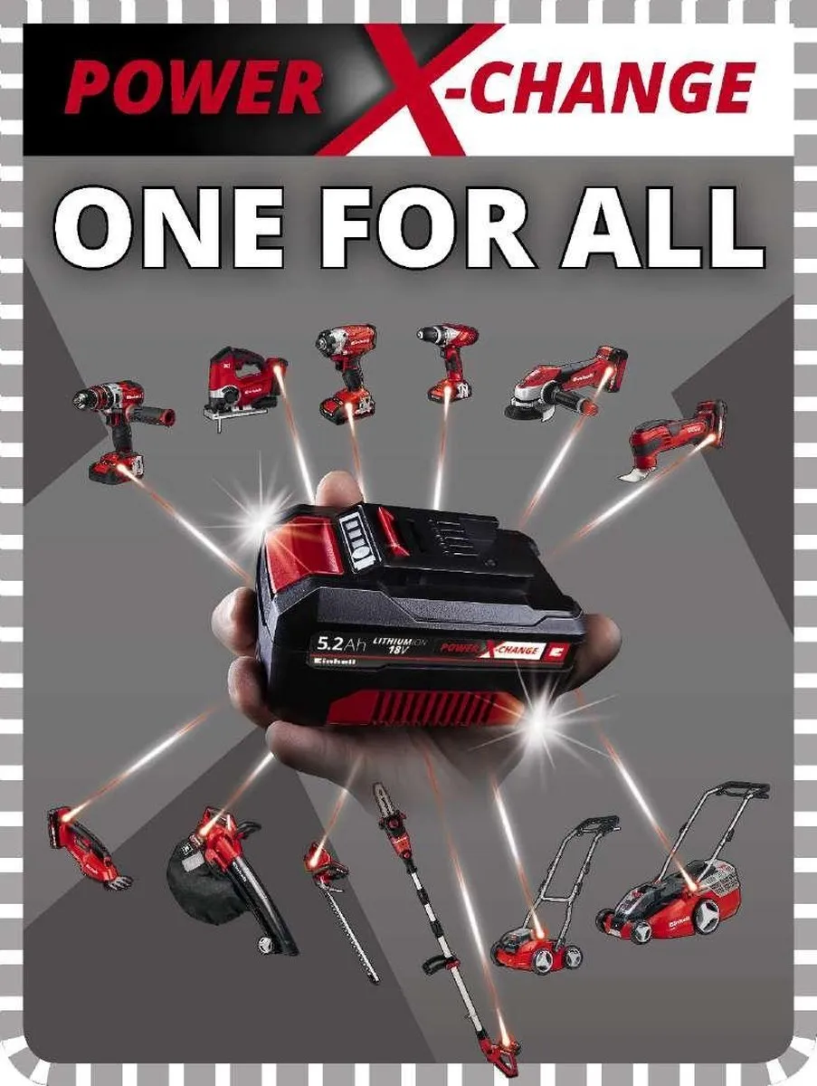 Einhell GE-CM 18/30 Li Accu Grasmaaier - 25L