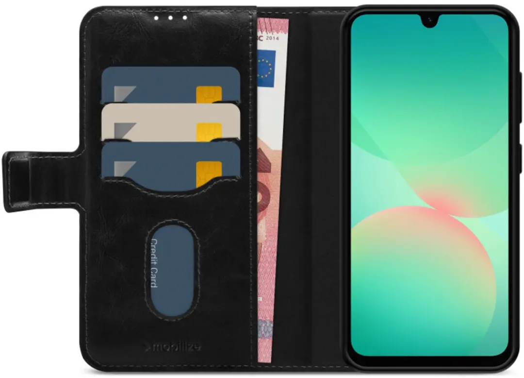 Mobilize 2in1 Magnet Gelly Wallet Case Samsung Galaxy A27 - 3 Pasjes - Zwart