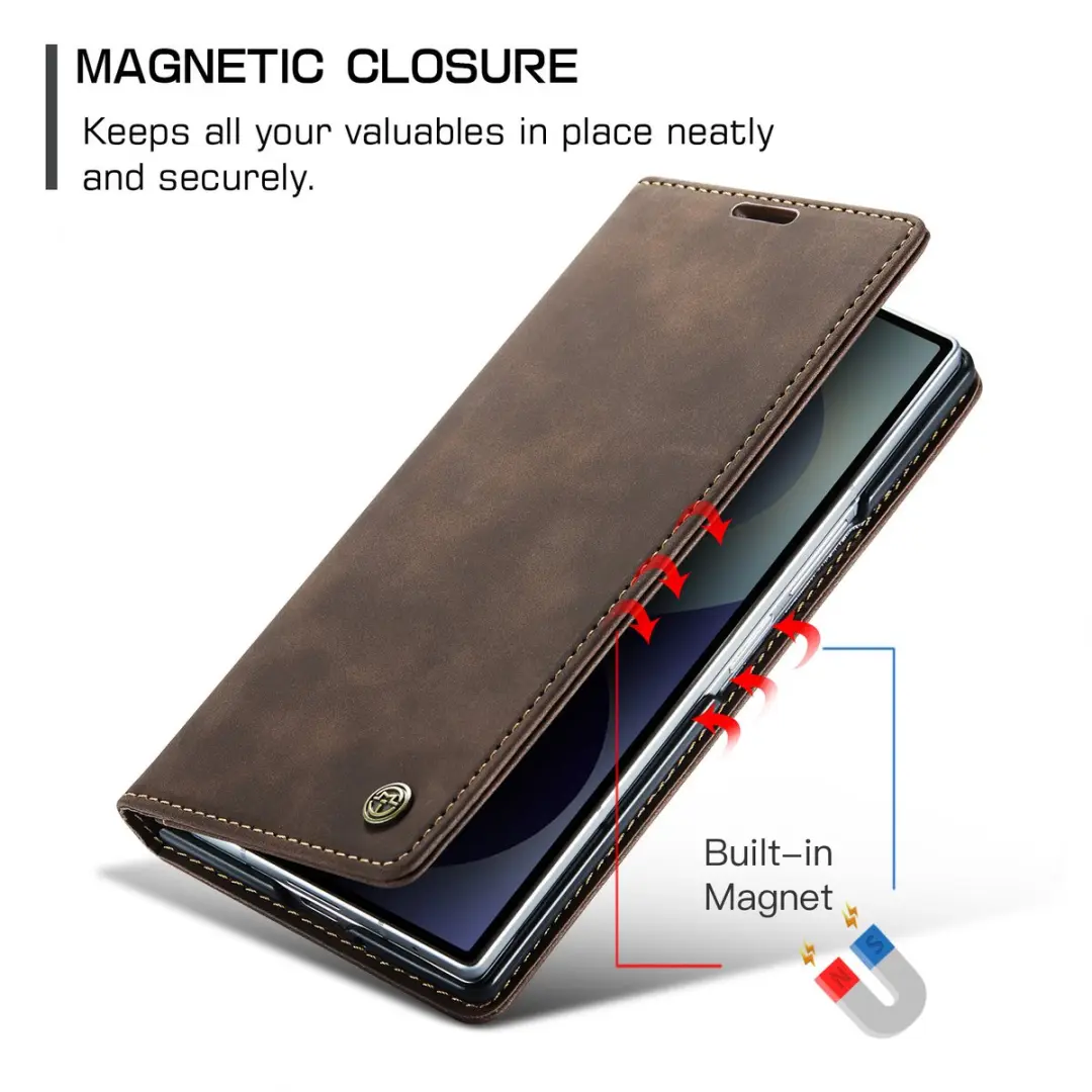 Caseme Hoes voor Samsung Galaxy Z Fold8 - Coffee