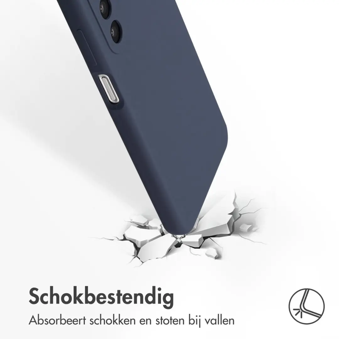 Accezz Hoesje Samsung Galaxy A26 Donkerblauw