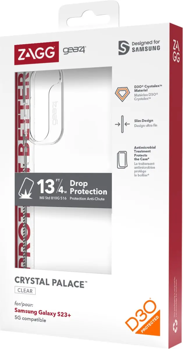 Gear4 Crystal Palace Backcover Hoesje 53183 - Transparant