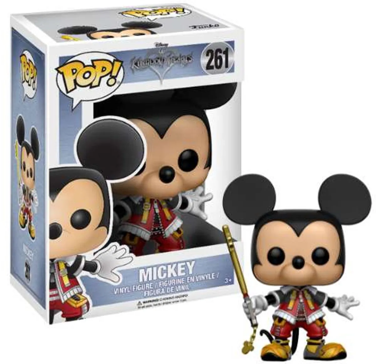 Funko Pop! Disney Kingdom Hearts Mickey #261 - Multicolor