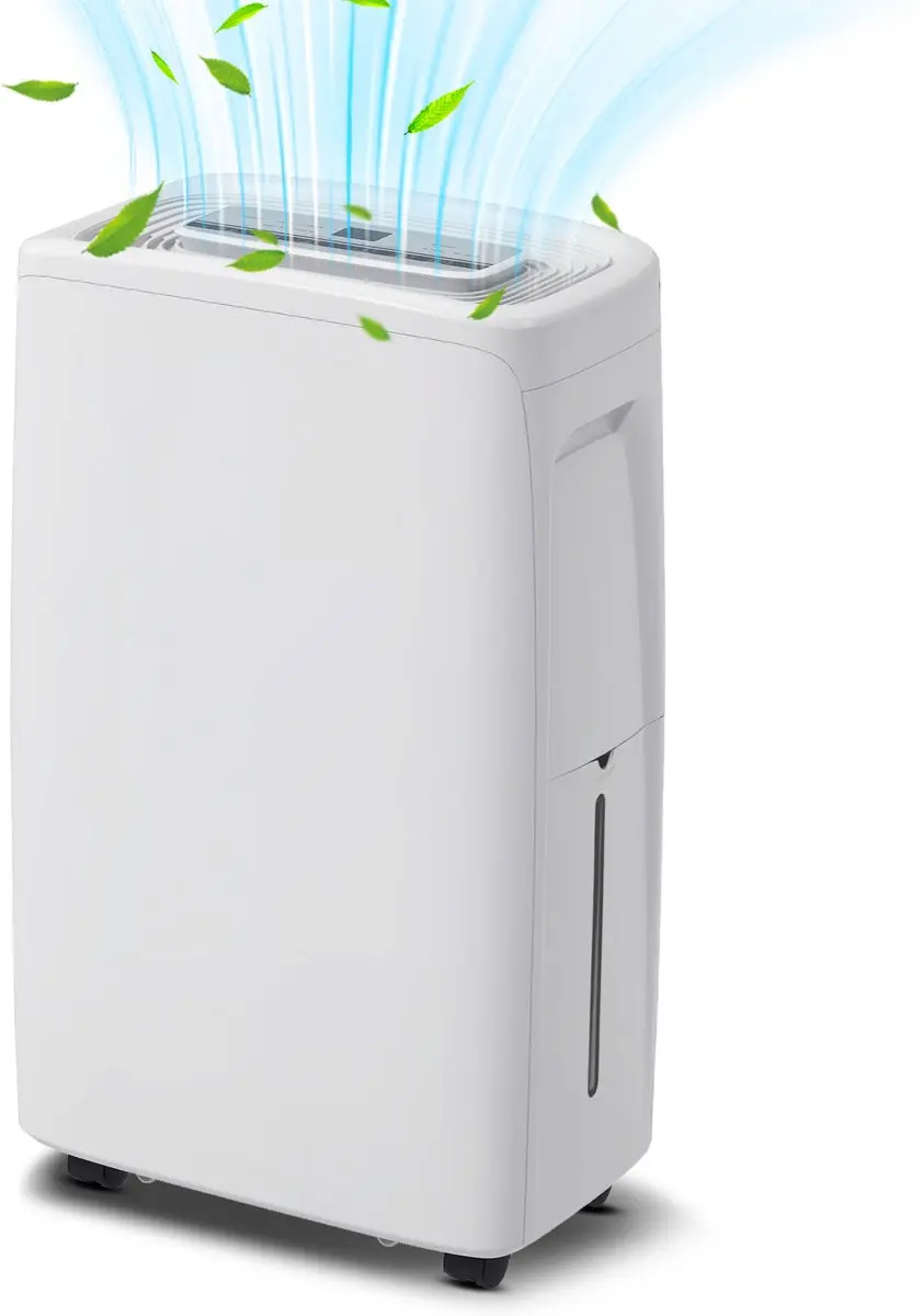 ECTEATOY Elektrische Luchtontvochtiger 12L Wit