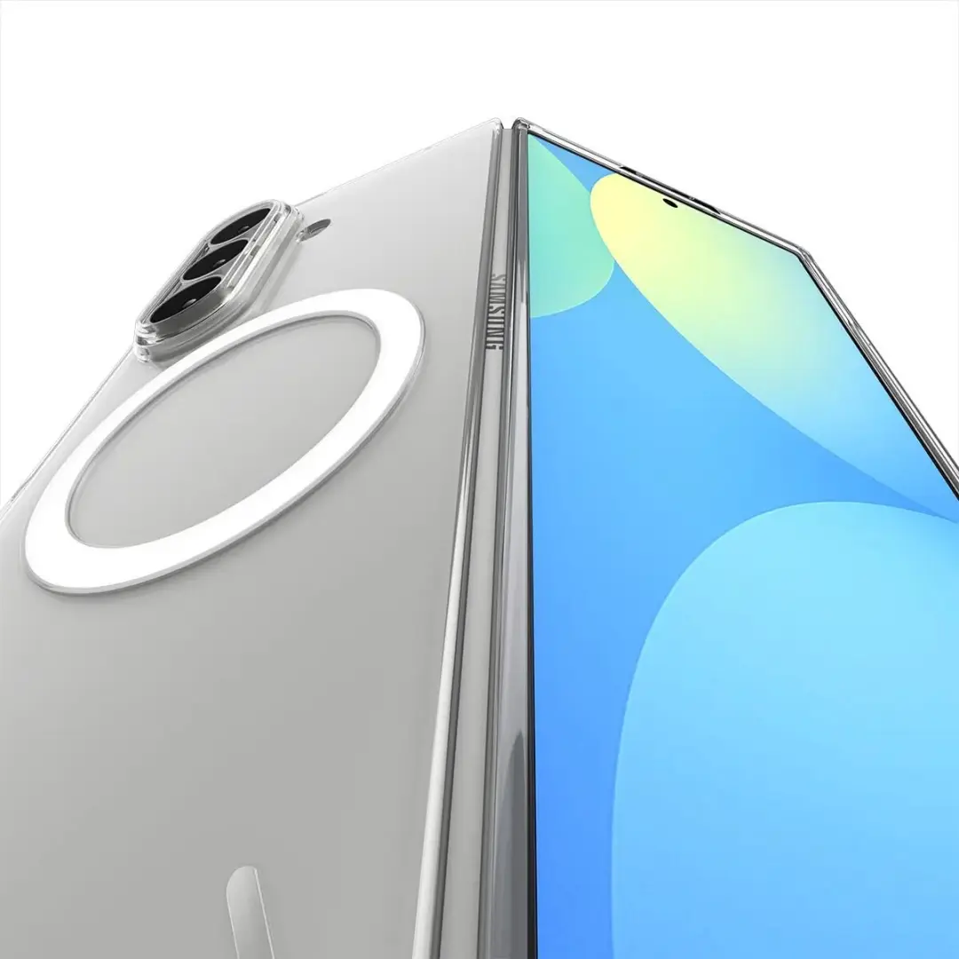 Spigen Air Skin Hoesje ACS11505 - Samsung Galaxy Z Fold8 Ultra - Clear Wit