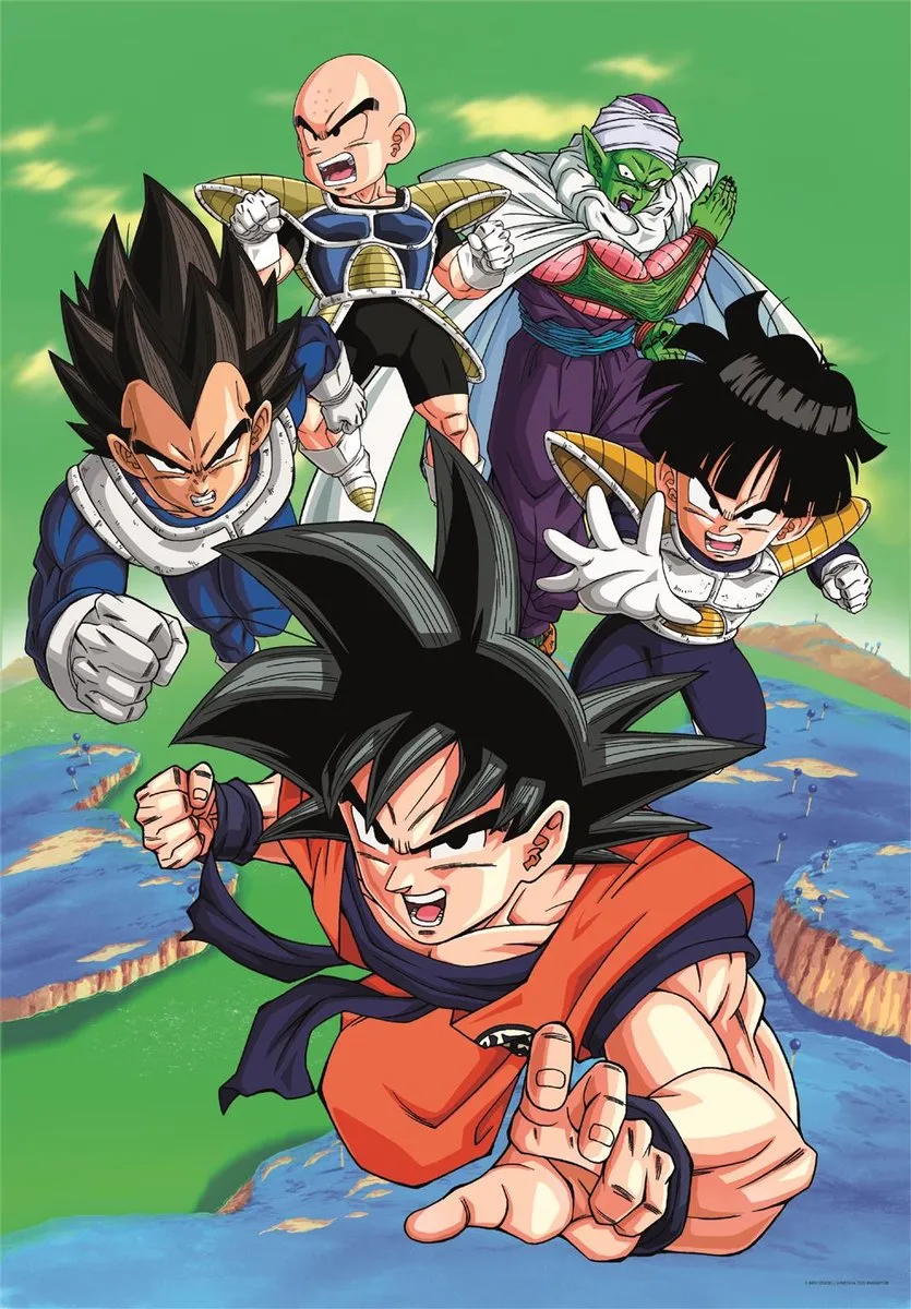 Clementoni Dragon Ball Z Puzzel 1000 Stukjes - Multikleur