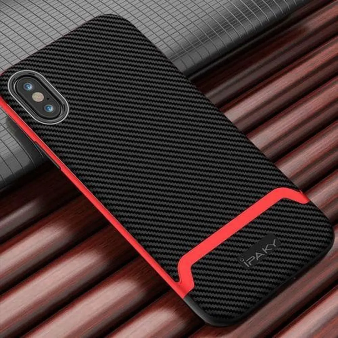 iPaky Bumblebee iPhone XR Hoes - Rood