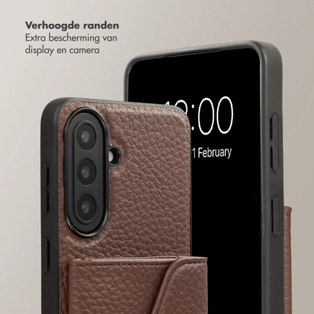Selencia Sera Koordhoes Samsung Galaxy A57 - Donkerbruin