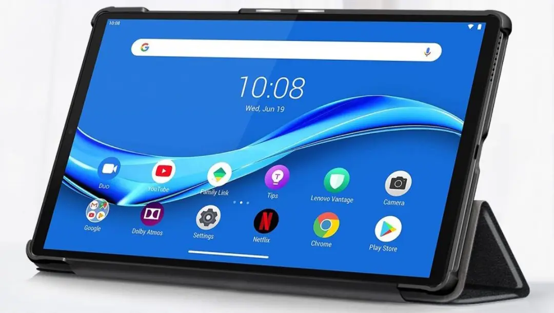 Just in Case Lenovo Tab M10 Plus Bookcase Hoesje - Zwart