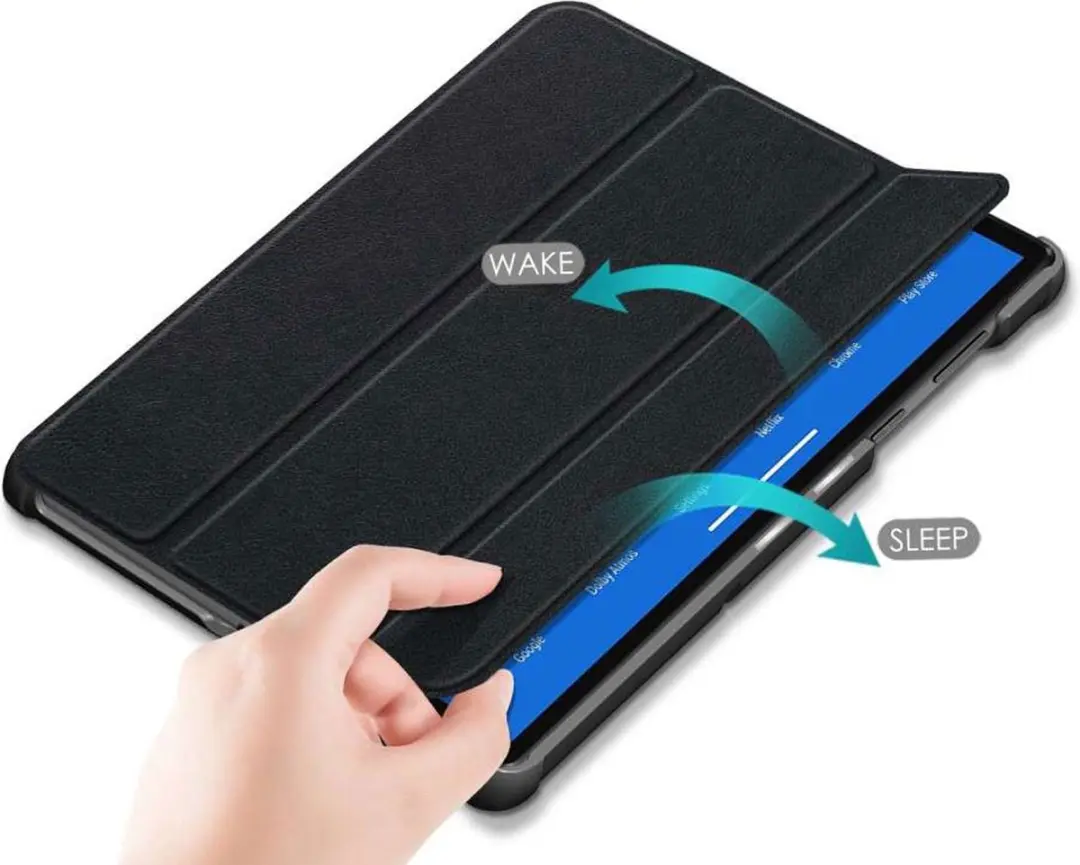 Just in Case Lenovo Tab M10 Plus Bookcase Hoesje - Zwart