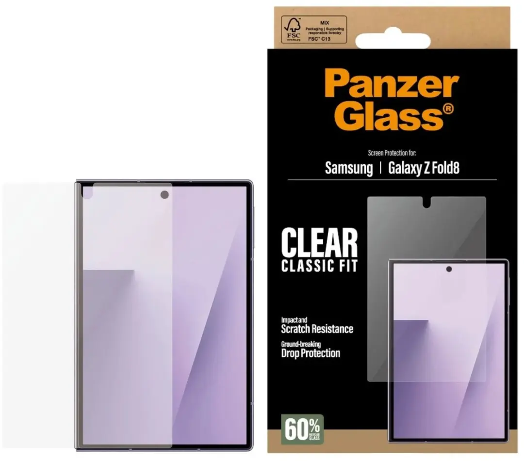 PanzerGlass Ultra-Wide Screenprotector Antibacterieel